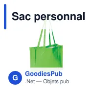 Sac personnalisable en R-PET 110 g/m² 45 x 15 x 33 cm avec logo - R-PET - Miniature 3