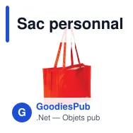 Sac personnalisable en R-PET 110 g/m² 45 x 15 x 33 cm avec logo - R-PET - Miniature 4