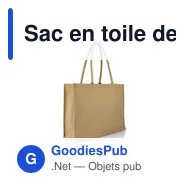 Sac en toile de jute | Lucas - Miniature 1