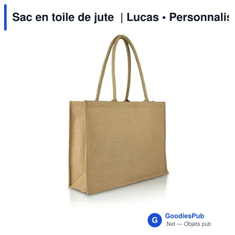 Sac en toile de jute  | Lucas