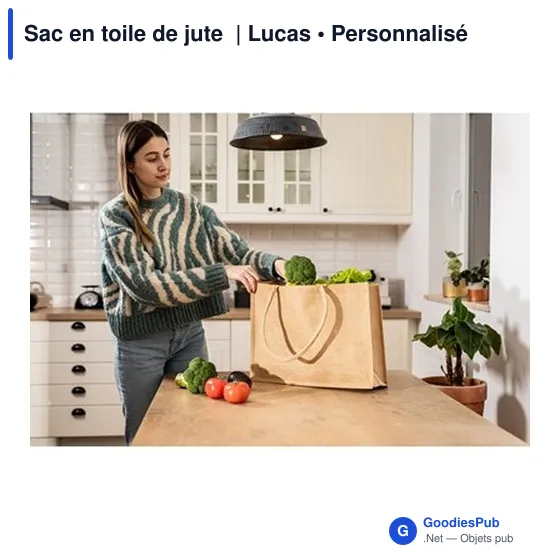 Sac en toile de jute | Lucas - Image 2