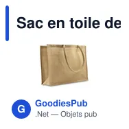 Sac en toile de jute | Lucas - Miniature 5