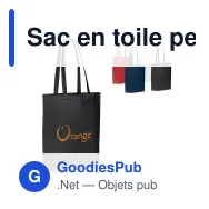 Sac en toile personnalisable coton OEKO-TEX® 270 g/m² 42x12x43 cm avec logo - Couleurs - Miniature 1
