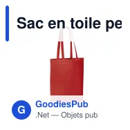 Sac en toile personnalisable coton OEKO-TEX® 270 g/m² 42x12x43 cm avec logo - Couleurs - Miniature 4
