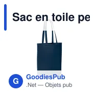 Sac en toile personnalisable coton OEKO-TEX® 270 g/m² 42x12x43 cm avec logo - Couleurs - Miniature 5