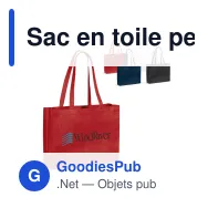Sac en toile personnalisable coton OEKO-TEX® 270 g/m² 45x10x33 cm avec logo - Couleurs - Miniature 1