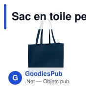 Sac en toile personnalisable coton OEKO-TEX® 270 g/m² 45x10x33 cm avec logo - Couleurs - Miniature 3