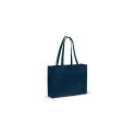 Variante Bleu foncé - Sac en toile personnalisable coton OEKO-TEX® 270 g/m² 45x10x33 cm avec logo - Couleurs