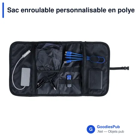 Sac enroulable personnalisable en polyester 1680D avec logo