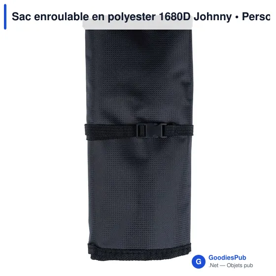 Sac enroulable personnalisable en polyester 1680D avec logo - Image 2