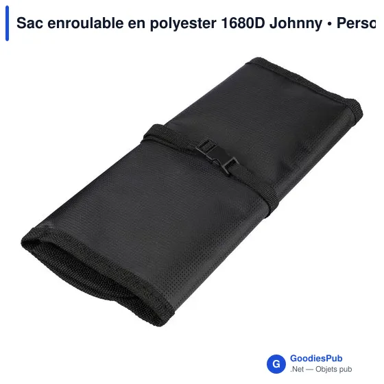 Sac enroulable personnalisable en polyester 1680D avec logo - Image 5