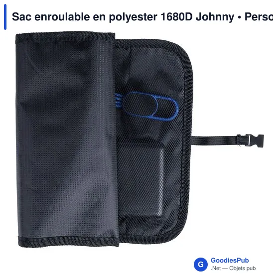 Sac enroulable personnalisable en polyester 1680D avec logo - Image 7