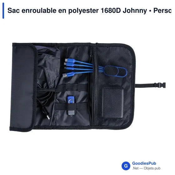 Sac enroulable personnalisable en polyester 1680D avec logo - Image 8