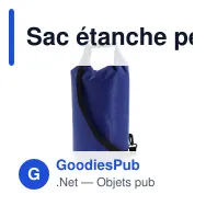 Sac étanche personnalisable 10 L certifié IPX6 avec logo - Ripstop - Miniature 5