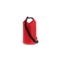 Variante Rouge - Sac étanche personnalisable 10 L certifié IPX6 avec logo - Ripstop