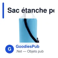 Sac étanche personnalisable 15 L certifié IPX6 avec logo - Ripstop - Miniature 5