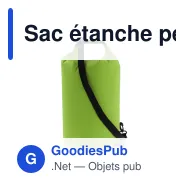 Sac étanche personnalisable 15 L certifié IPX6 avec logo - Ripstop - Miniature 6