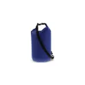 Variante Bleu foncé - Sac étanche personnalisable 15 L certifié IPX6 avec logo - Ripstop
