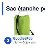 Sac étanche personnalisable 5 L certifié IPX6 avec logo - Ripstop - Miniature 3