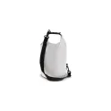 Variante Blanc - Sac étanche personnalisable 5 L certifié IPX6 avec logo - Ripstop