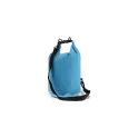 Variante Bleu clair - Sac étanche personnalisable 5 L certifié IPX6 avec logo - Ripstop