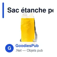 Sac étanche personnalisable 20 L avec logo | Buklor - Miniature 1