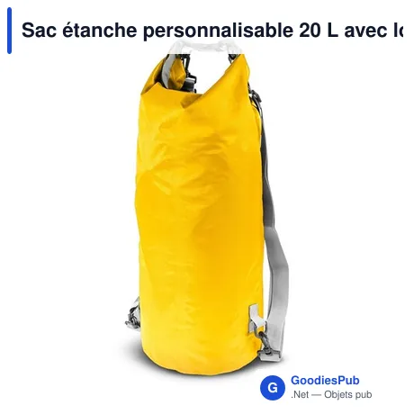 Sac étanche personnalisable 20 L avec logo | Buklor