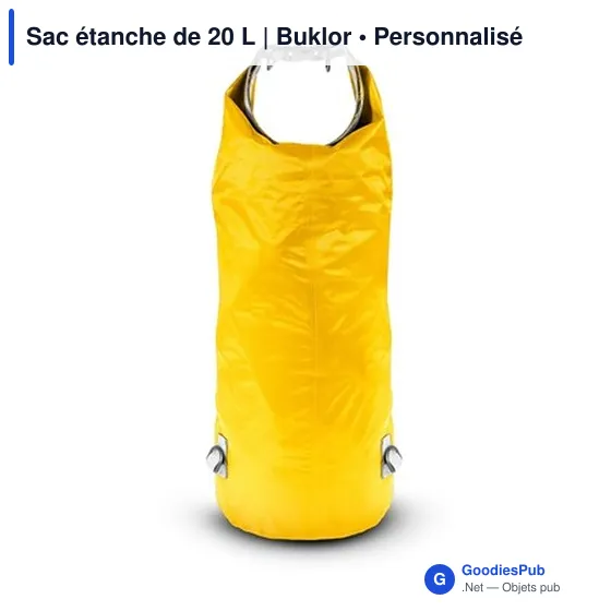 Sac étanche personnalisable 20 L avec logo | Buklor - Image 6