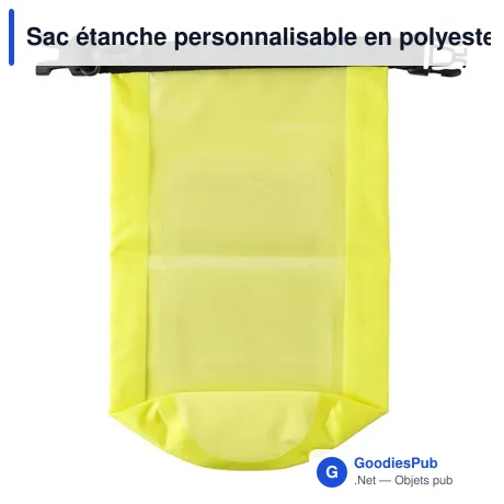 Sac étanche personnalisable en polyester Pia avec logo