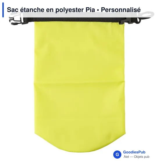 Sac étanche personnalisable en polyester Pia avec logo - Image 2