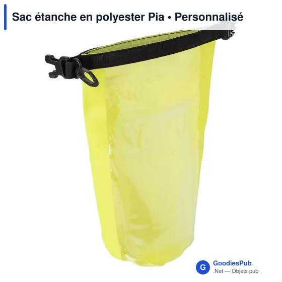 Sac étanche personnalisable en polyester Pia avec logo - Image 11
