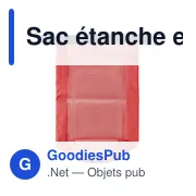Sac étanche personnalisable en polyester Pia avec logo - Miniature 7