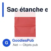 Sac étanche personnalisable en polyester Pia avec logo - Miniature 8