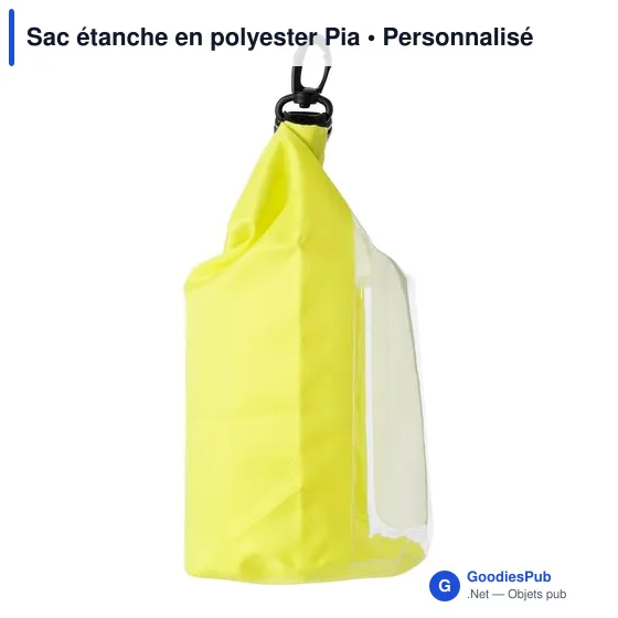 Sac étanche personnalisable en polyester Pia avec logo - Image 10