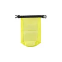 Variante jaune - Sac étanche personnalisable en polyester Pia avec logo