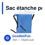 Sac étanche personnalisable 20-22 L en polyester 300D avec logo - Outdoor - Miniature 3