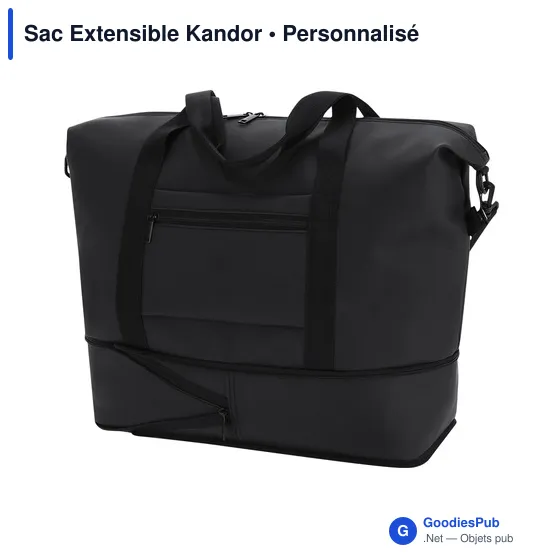 Sac de voyage personnalisable Kandor avec logo - Image 4