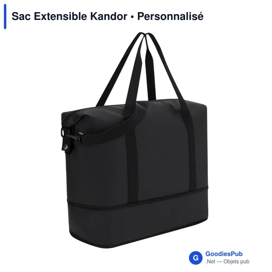 Sac de voyage personnalisable Kandor avec logo - Image 5