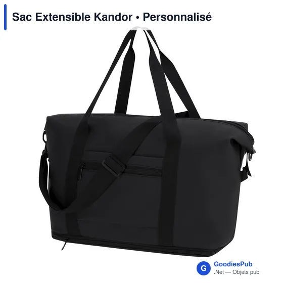 Sac de voyage personnalisable Kandor avec logo - Image 6