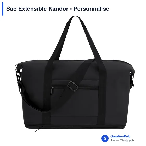 Sac de voyage personnalisable Kandor avec logo - Image 7