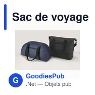 Sac de voyage personnalisable Kandor avec logo - Miniature 10