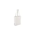 Variante Blanc - Sac shopping personnalisable en coton équitable coloré avec logo - 270 g/m²