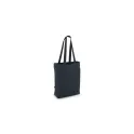 Variante Bleu foncé - Sac shopping personnalisable en coton équitable coloré avec logo - 270 g/m²