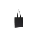Variante Noir - Tote bag personnalisable en coton équitable Fairtrade 38x42 cm avec logo - Couleurs