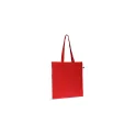 Variante Rouge - Tote bag personnalisable en coton équitable Fairtrade 38x42 cm avec logo - Couleurs