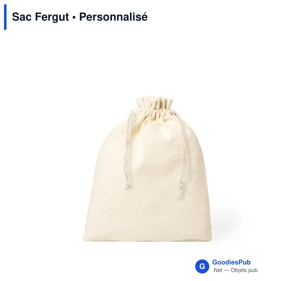 Sac en coton personnalisable Fergut avec logo - Éco-friendly - Image 1