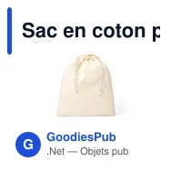 Sac en coton personnalisable Fergut avec logo - Éco-friendly - Miniature 2