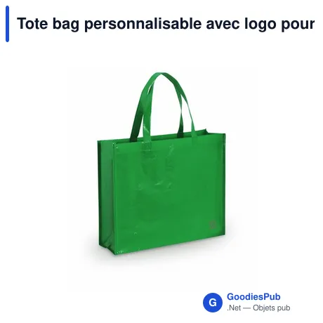 Tote bag personnalisable avec logo pour entreprises