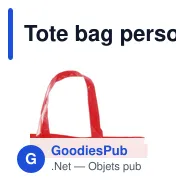 Tote bag personnalisable avec logo pour entreprises - Miniature 4