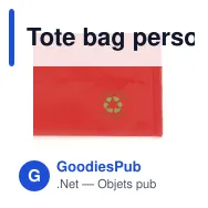 Tote bag personnalisable avec logo pour entreprises - Miniature 5
